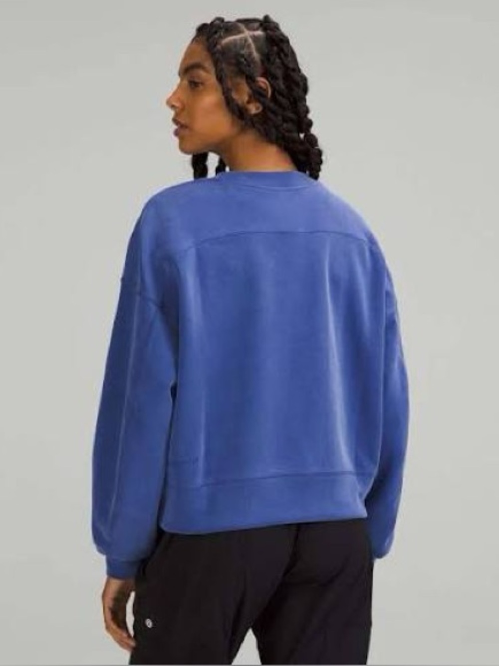 Lululemon Softstreme Perfectly Oversized Cropped Crew - Picture 2 of 6